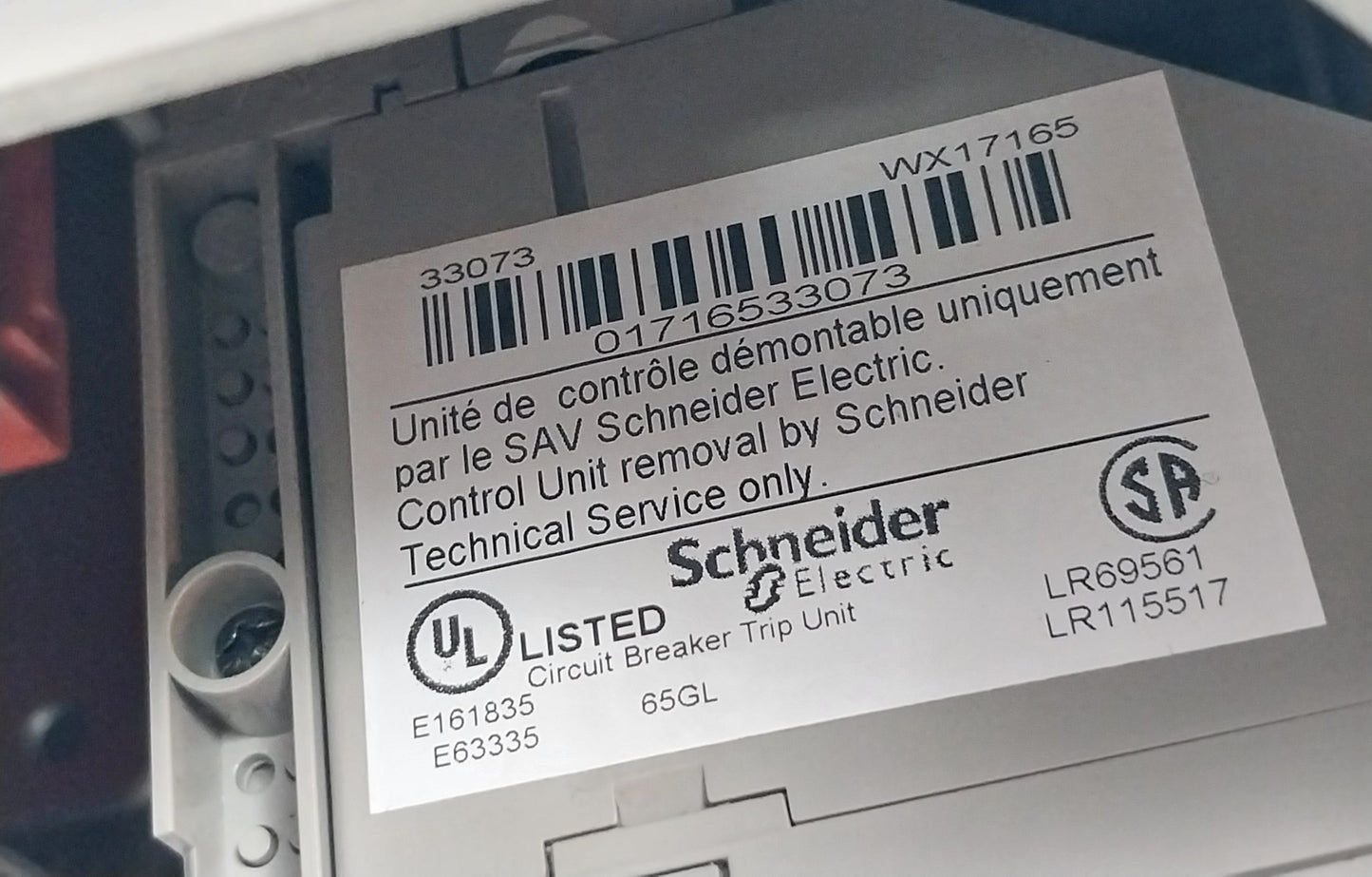 SCHNEIDER ELECTRIC NW32 H1 MASTERPACT CIRCUIT BREAKER 3200A 3 POLE