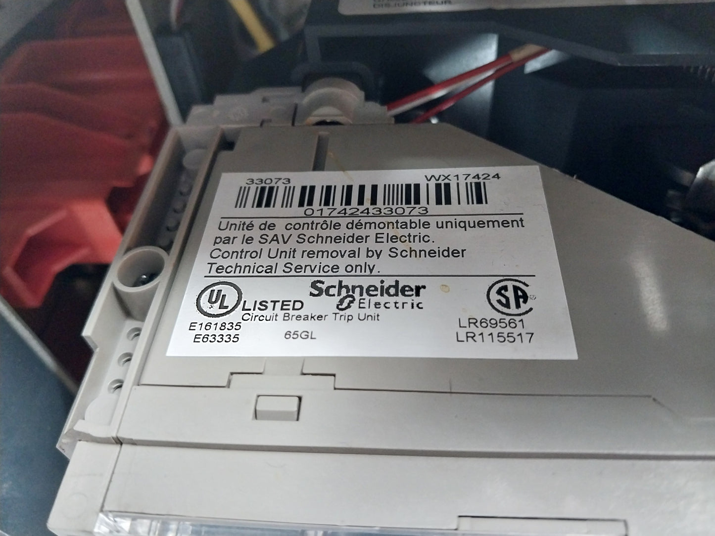 SCHNEIDER ELECTRIC NW32 H1 MASTERPACT CIRCUIT BREAKER 3200A 3 POLE