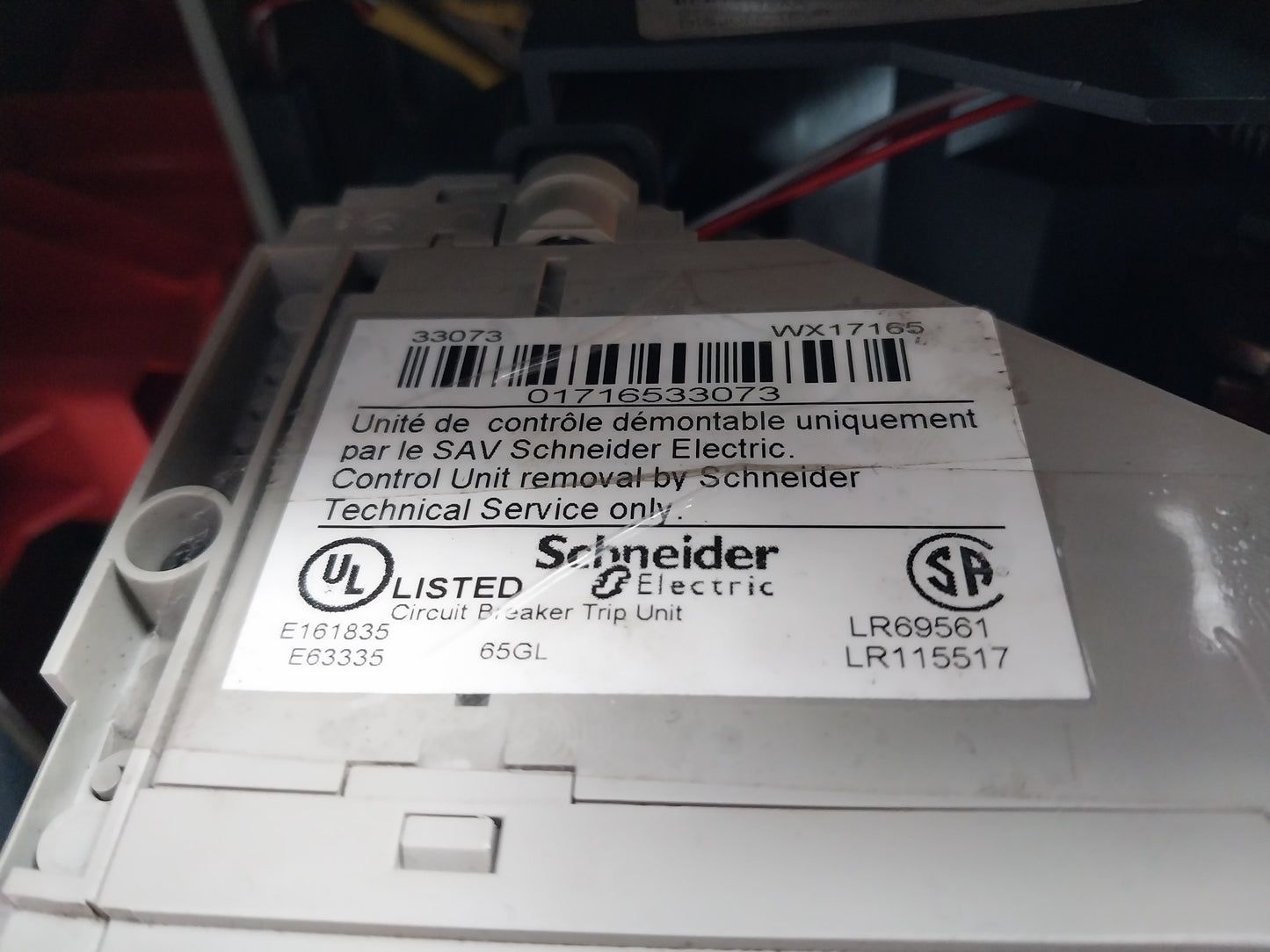 SCHNEIDER ELECTRIC NW32 H1 MASTERPACT CIRCUIT BREAKER 3200A 3 POLE