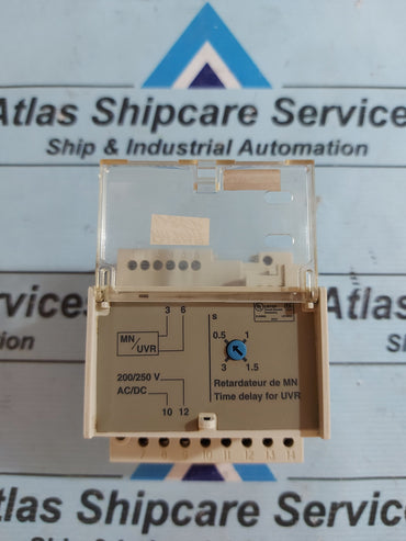SCHNEIDER ELECTRIC RETARDATEUR MN TIME DELAY FOR UVR 200/250V AC/DC