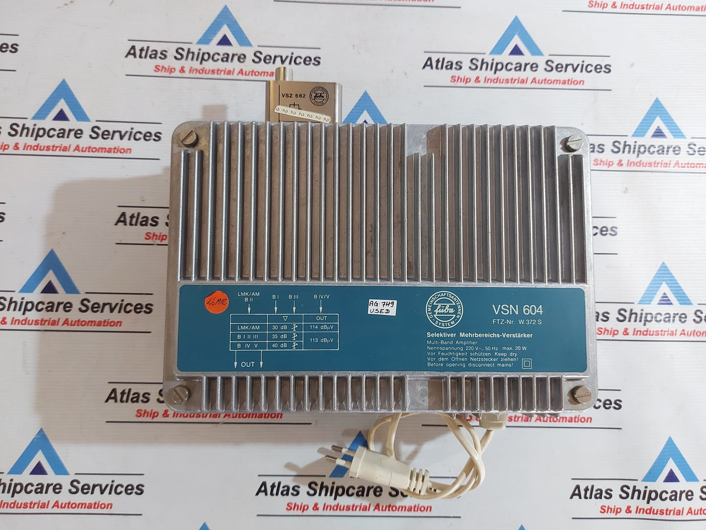 SELEKTIVER MEHRBEREICHS VSN 604 MULTI-BAND AMPLIFIER AG749