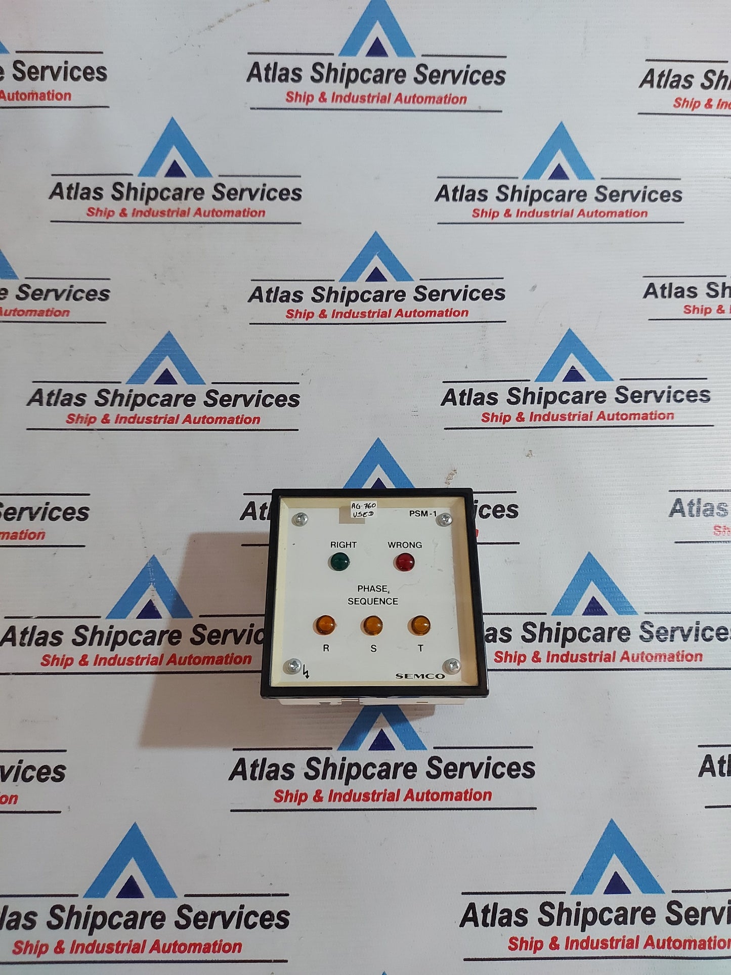 SEMCO PSM-1 PHASE SEQUENCE MONITOR METER AG760