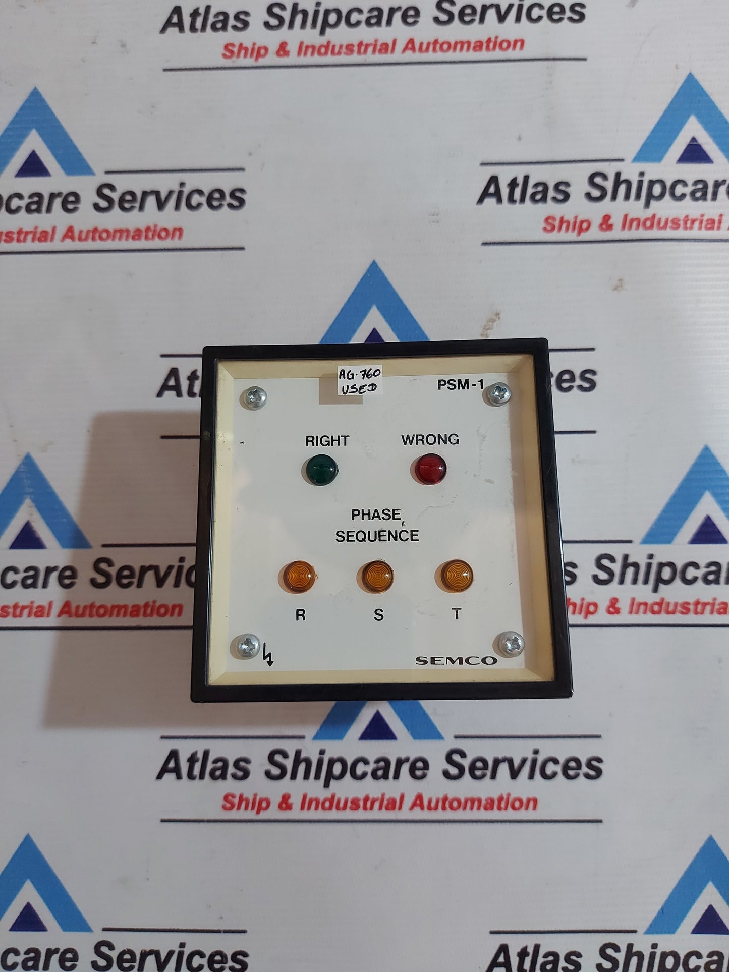 SEMCO PSM-1 PHASE SEQUENCE MONITOR METER AG760