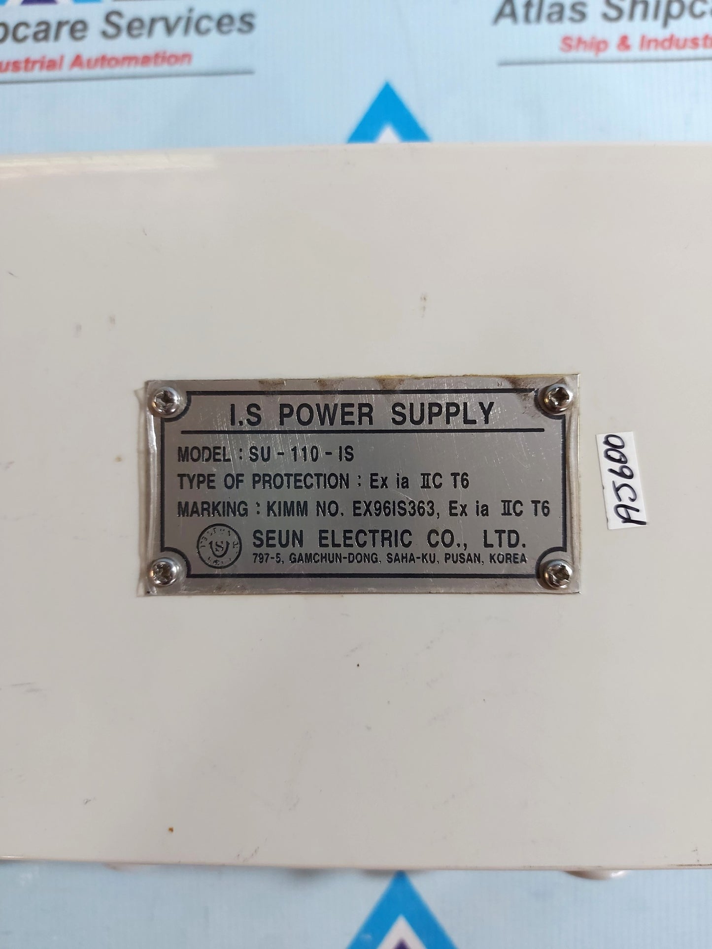 SEUN ELECTRIC SU-110-IS I.S. POWER SUPPLY
