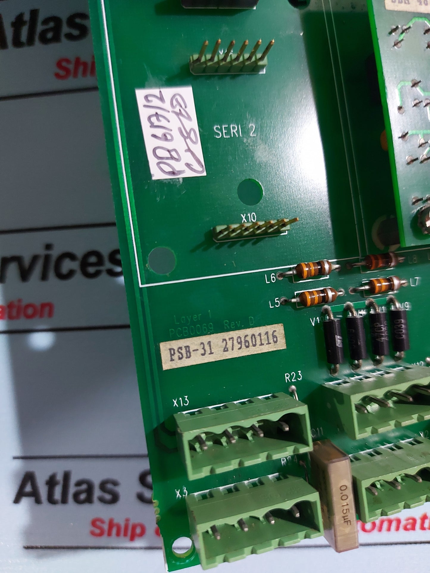 SF CONTROL PCB0069 REV.D PCB CARD PSB-31 27960116