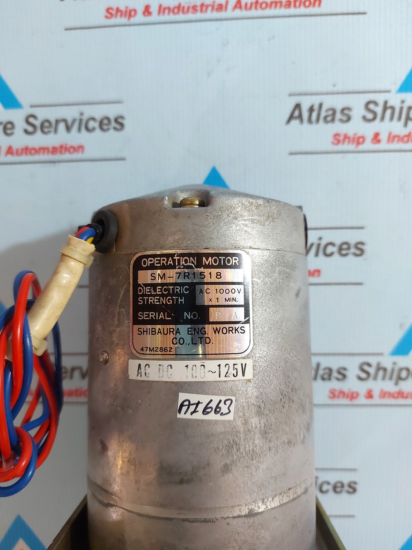 SHIBAURA SM-7R1518 OPERATION MOTOR