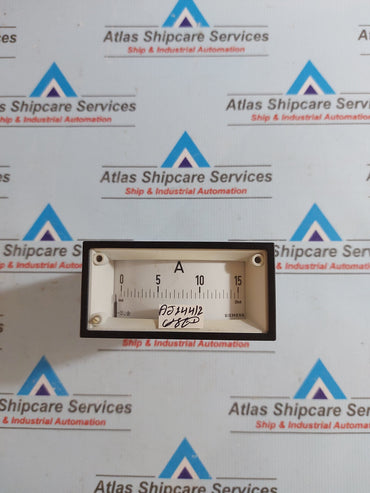 SIEMENS 0-15 A ANALOGUE MICROAMMETER 4-20mA