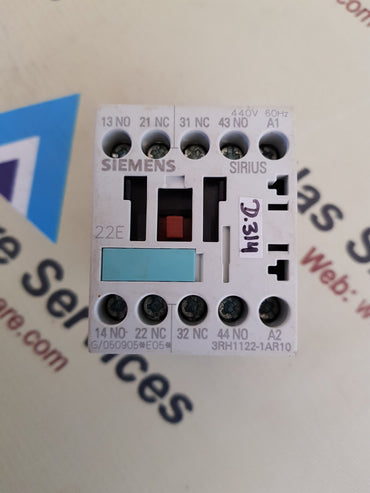 SIEMENS 3RH1122-1AR10 CONTACT BLOCK