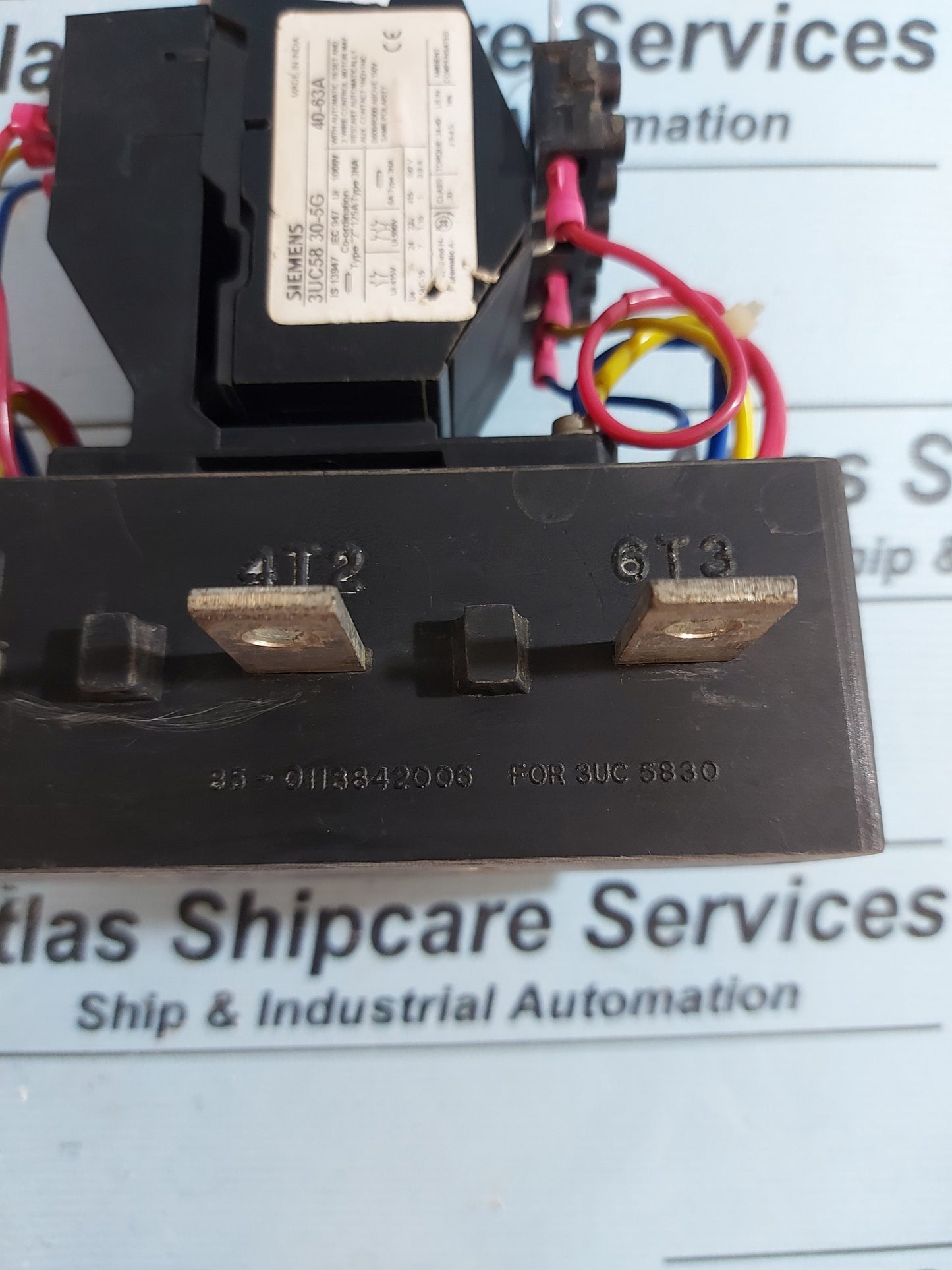 SIEMENS 3UC58 30-5G 40-63A THERMAL OVERLOAD RELAY