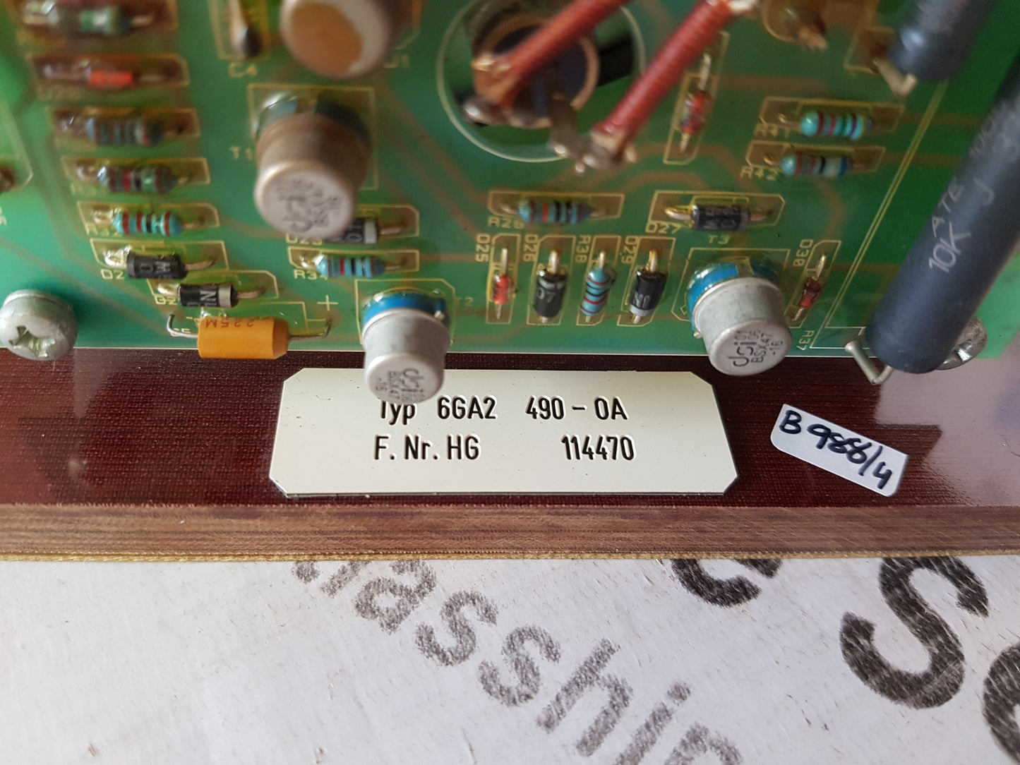 SIEMENS 6GA2 490-0A AUTOMATIC VOLTAGE REGULATOR