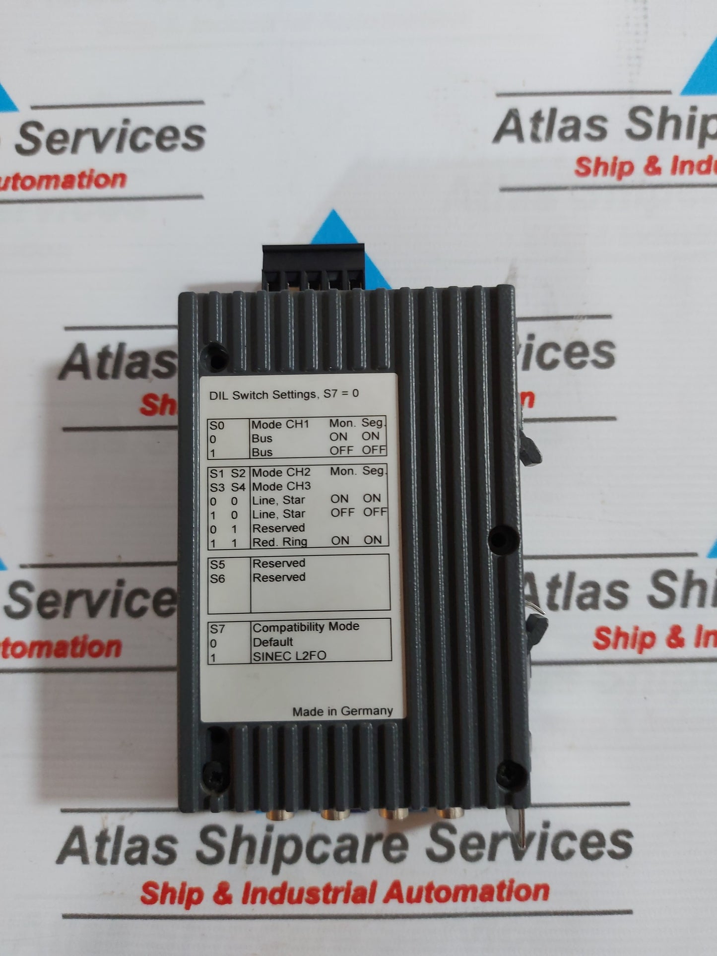 SIEMENS 6GK1 502-3CB10 SIMATIC NET PROFIBUS OLM/G12 LINK MODULE