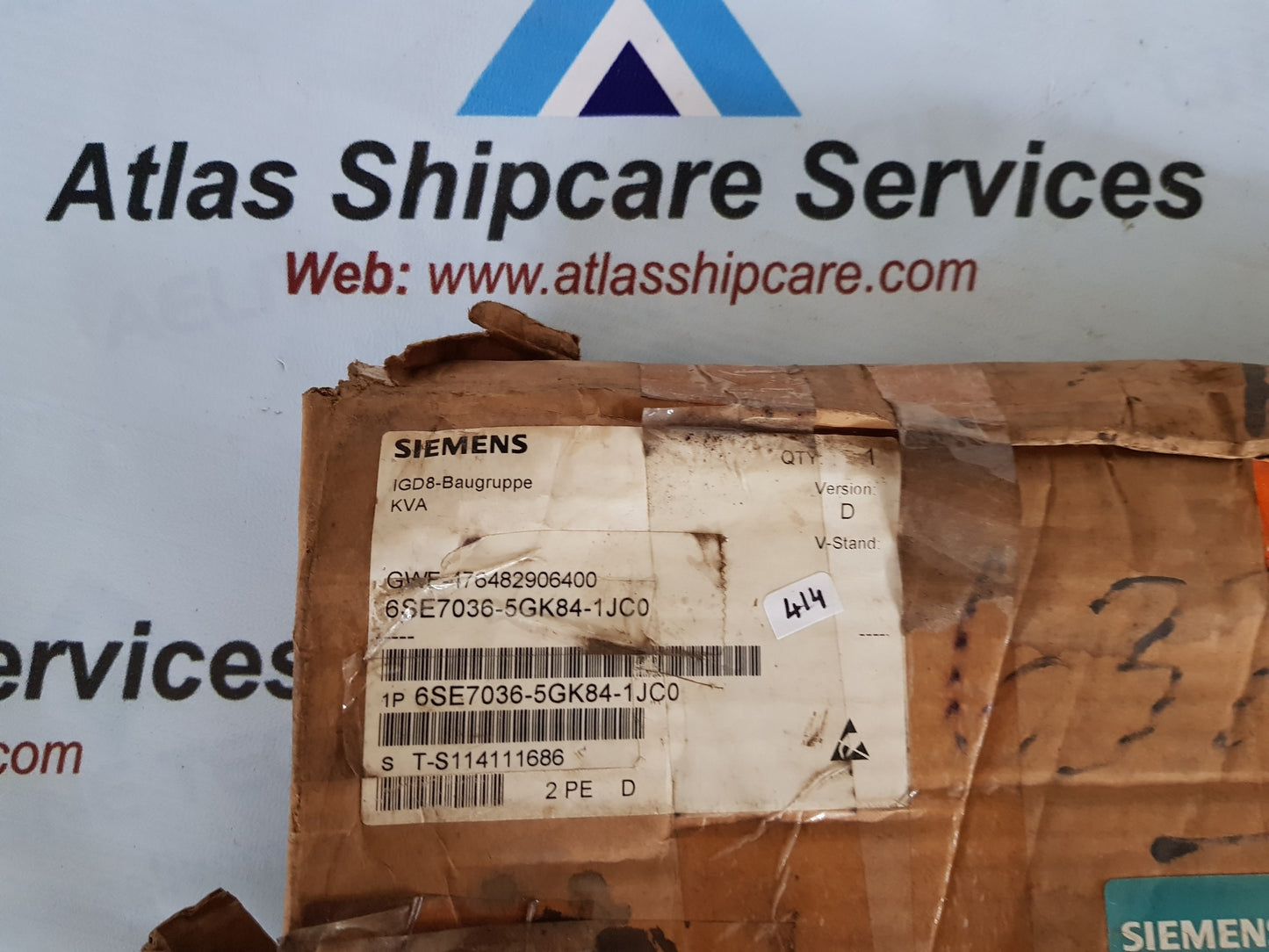 SIEMENS 6SE7036-5GK84-1JC0 DRIVER BOARD