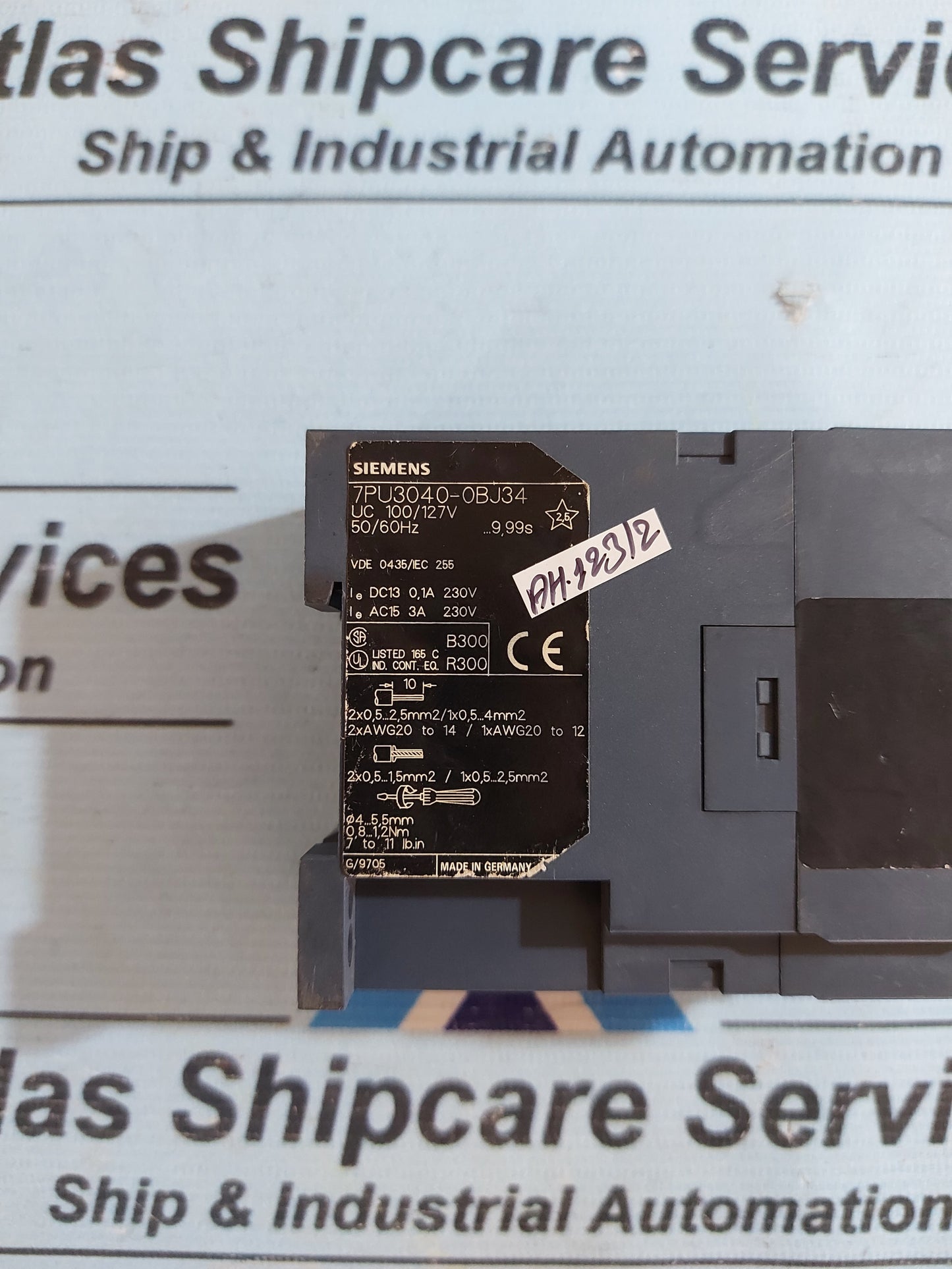 SIEMENS 7PU3040-0BJ34 ON DELAY TIMER 24VDC