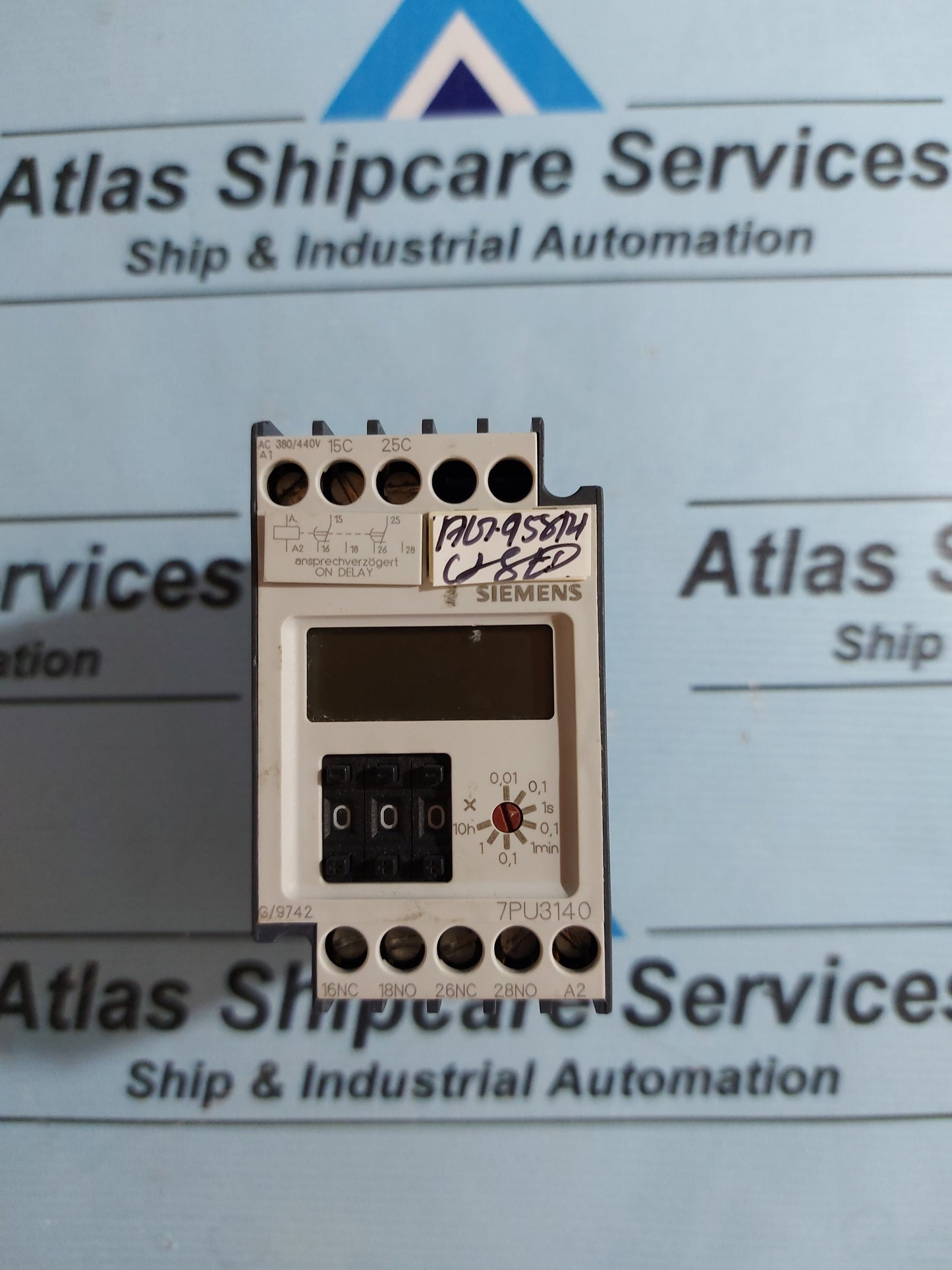SIEMENS 7PU3410-2BT24 ON DELAY TIMING RELAY