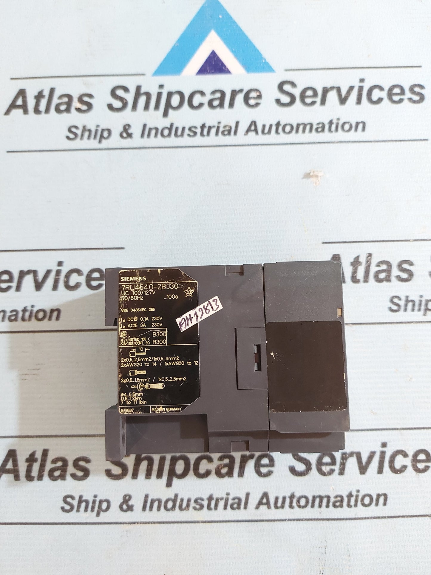 SIEMENS 7PU4540-2BJ30 TIME RELAY 100Sec