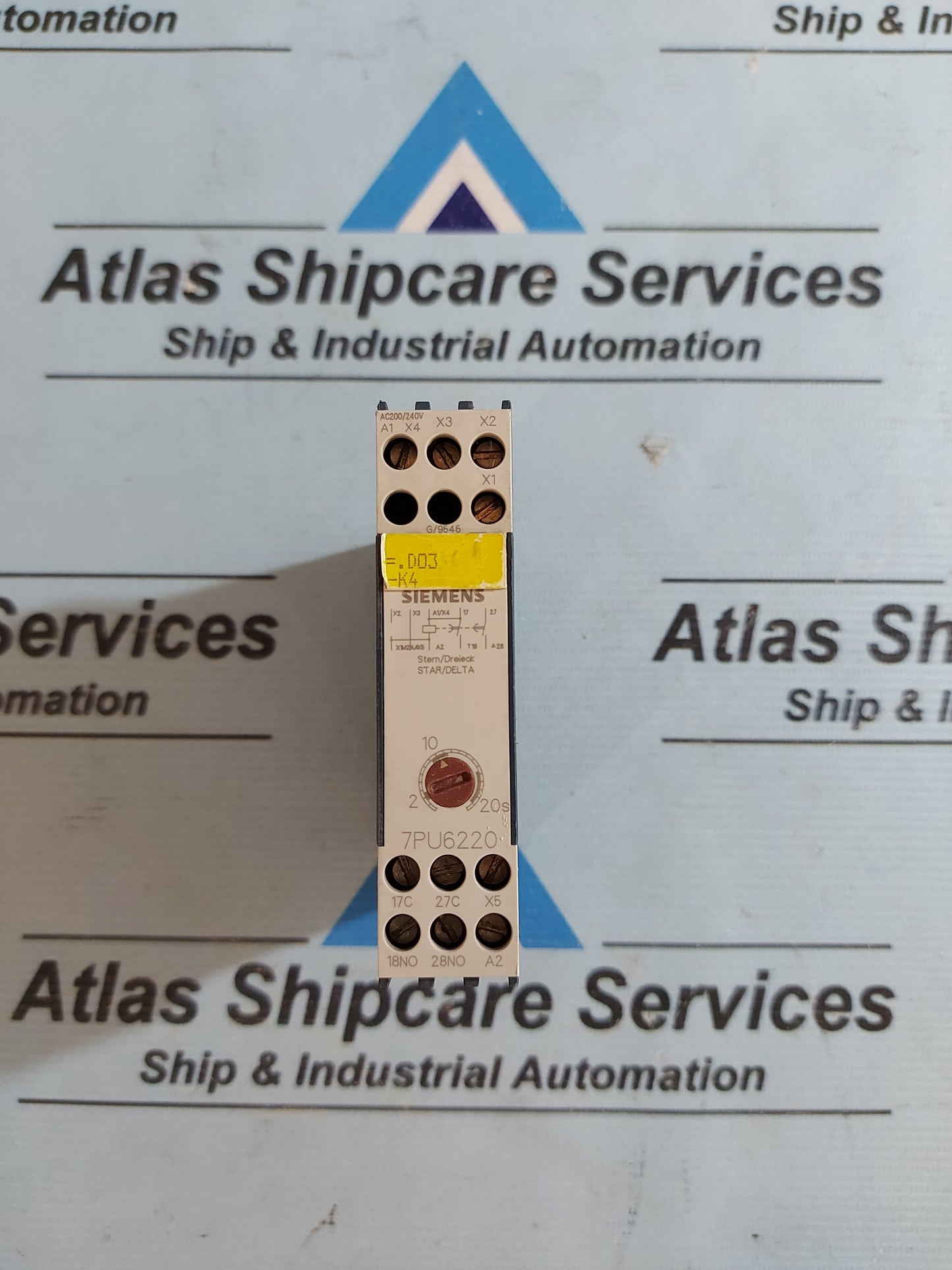 SIEMENS 7PU6220-7NN20 STAR-DELTA TIME RELAY