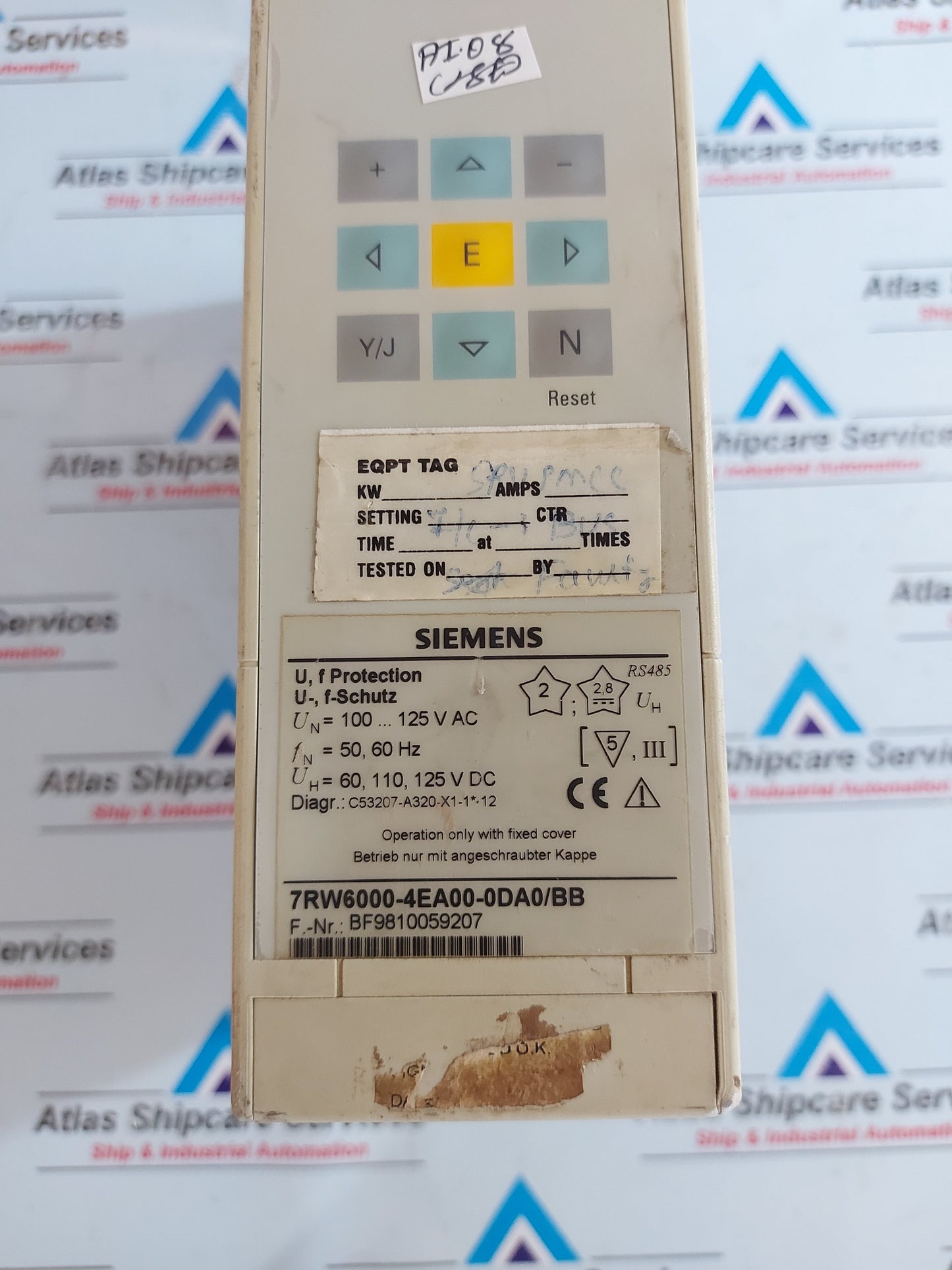 SIEMENS 7RW6000-4EA00-0DA0/BB PROTECTION RELAY