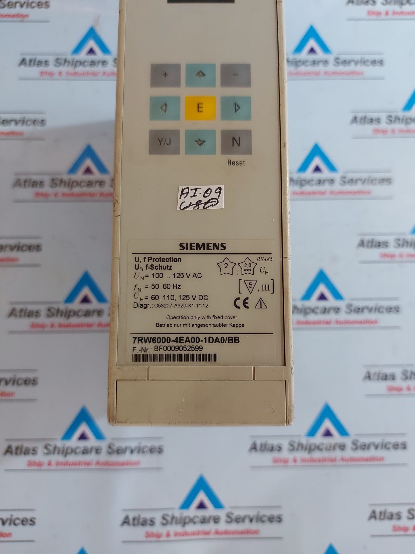 SIEMENS 7RW6000-4EA00-1DA0/BB PROTECTION RELAY
