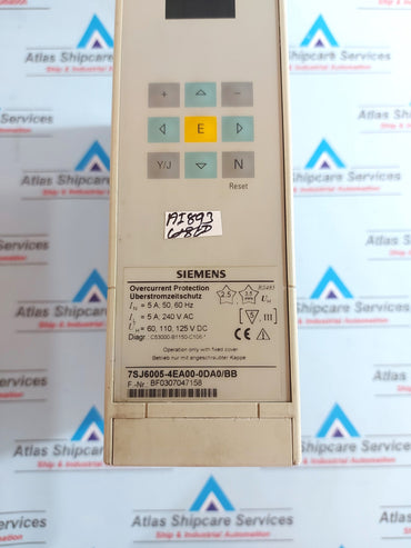 SIEMENS 7SJ6005-4EA00-0DA00/BB OVERCURRENT PROTECTION MODULE