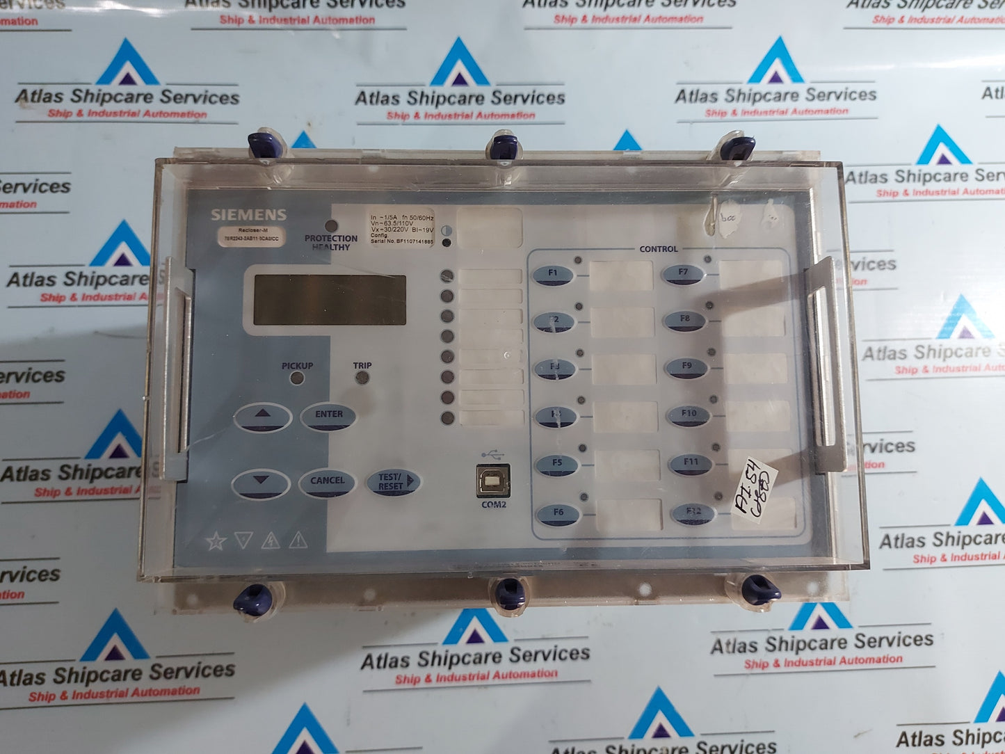 SIEMENS 7SR2243-2AB11-0CA0/CC RECLOSER-M CONTROLLER