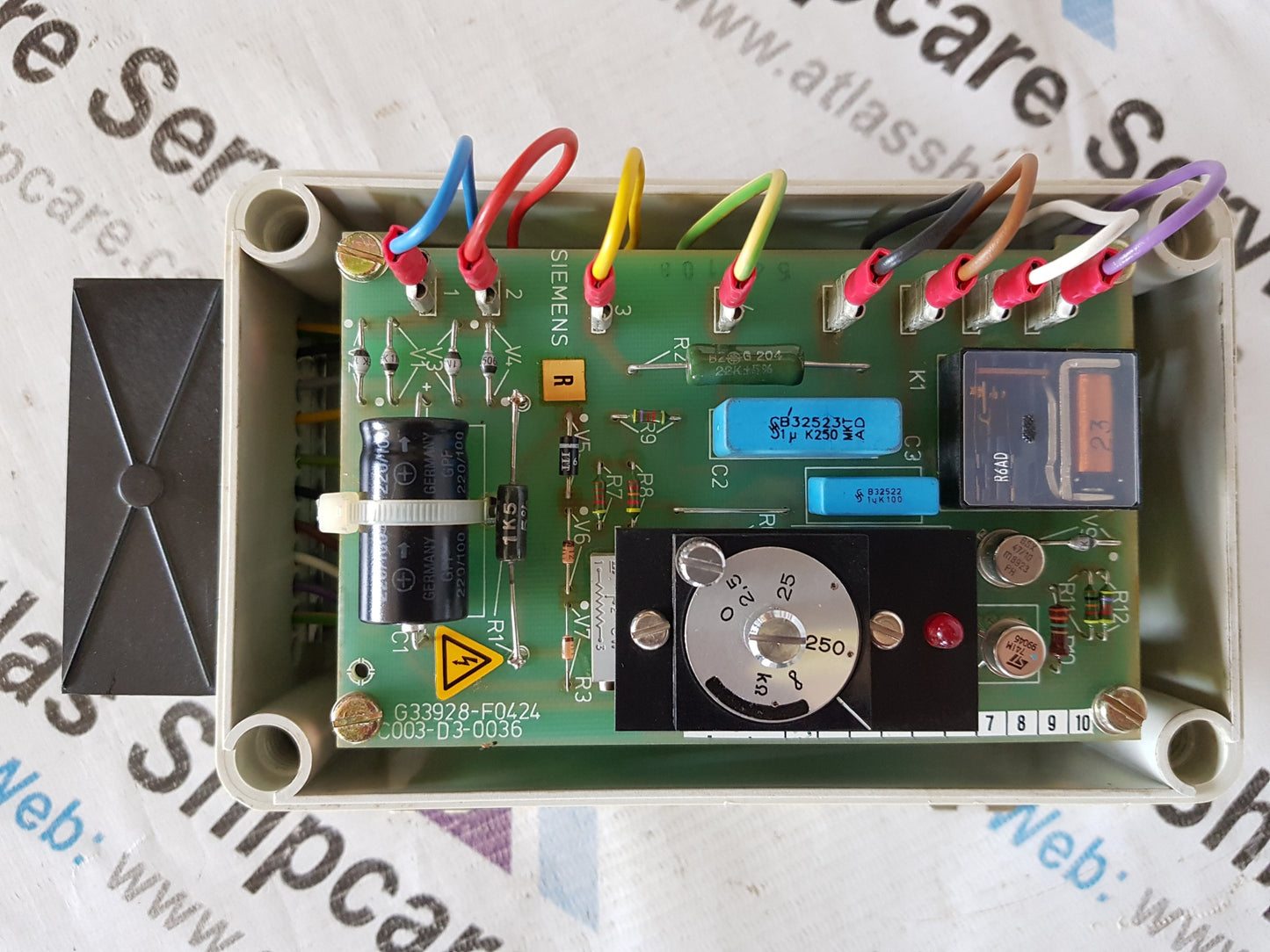 SIEMENS 7VC5000-1AA EARTH LEAKAGE MONITOR