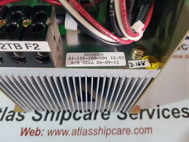 SIEMENS A1-116-180-504 IS.03 BASE DRIVE