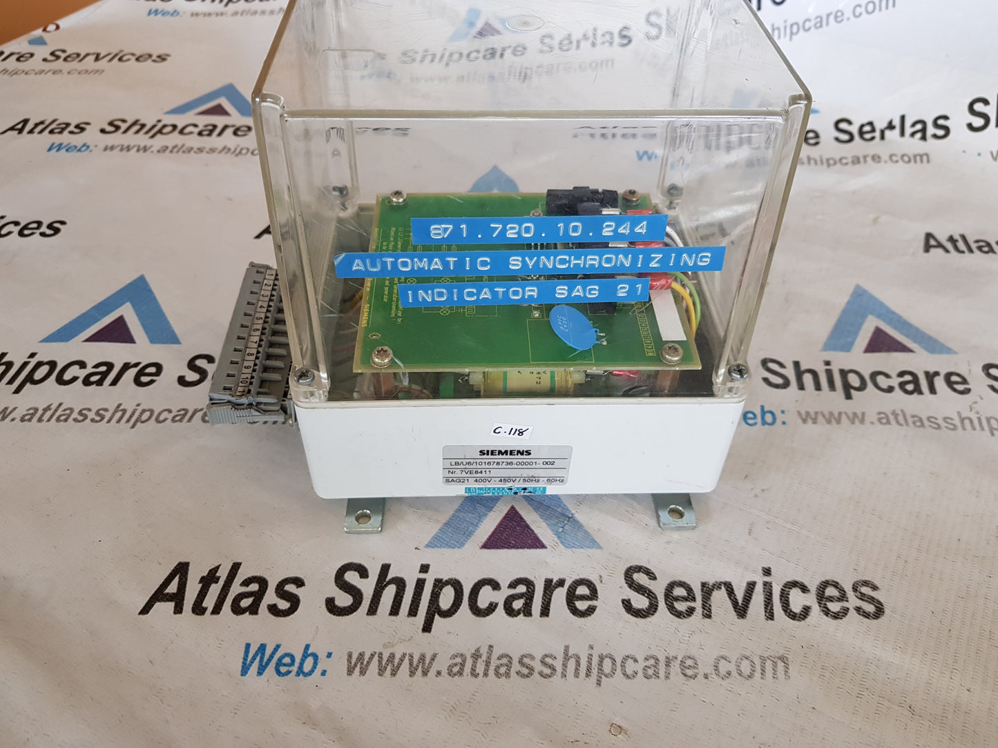 SIEMENS AUTOMATIC SYNCHRONIZING INDICATOR SAG 21