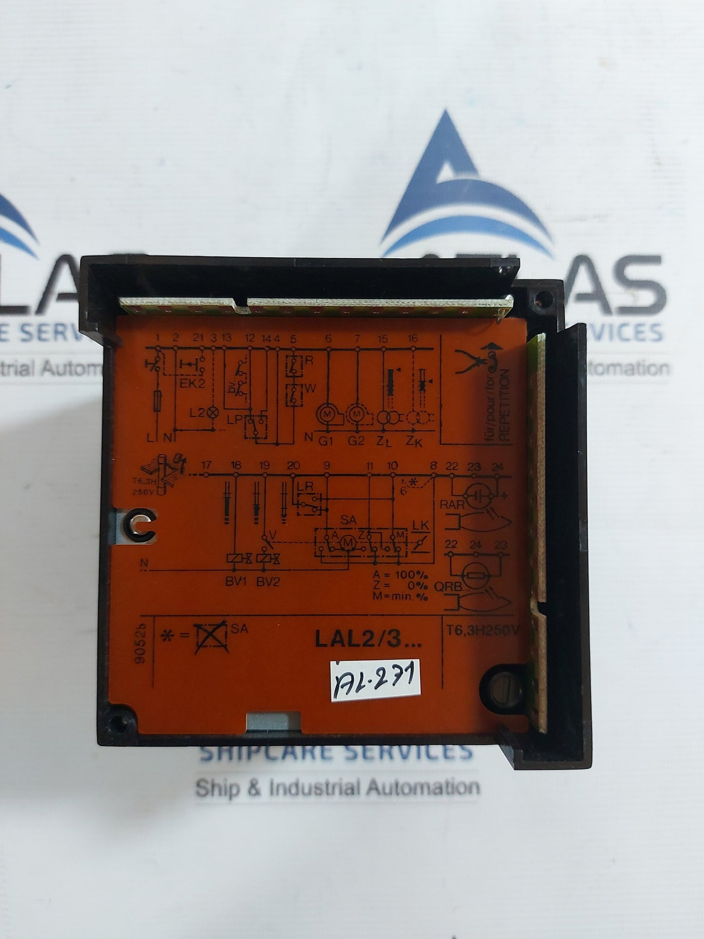 SIEMENS LAL3.25 SERIE 02 BURNER CONTROLLER 220-240V~ 50-60Hz 3,5VA