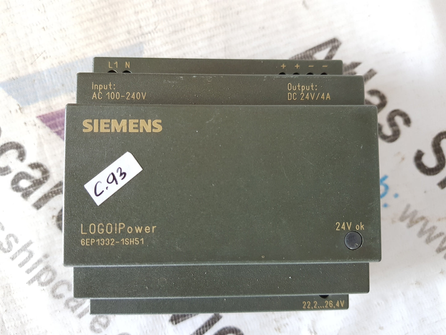 SIEMENS LOGO!POWER STROMVERSORGUNG POWER SUPPLY 6EP1332-1SH51