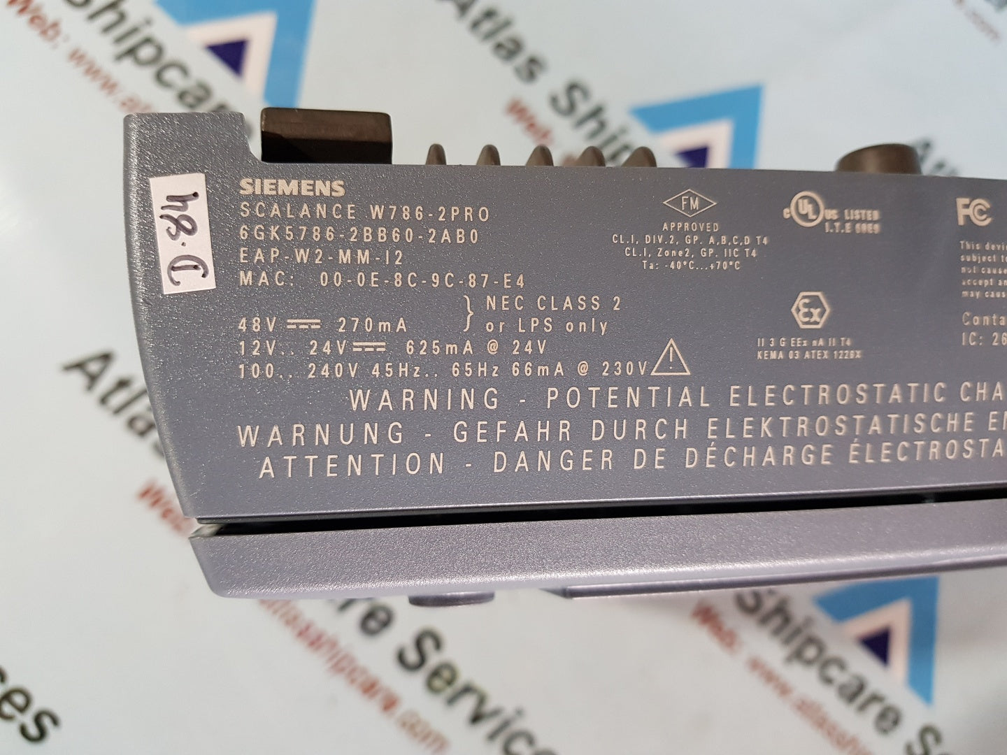 SIEMENS SCALANCE W786-2PRO SIMATIC NET IWLAN ACCESS POINT SCALANCE