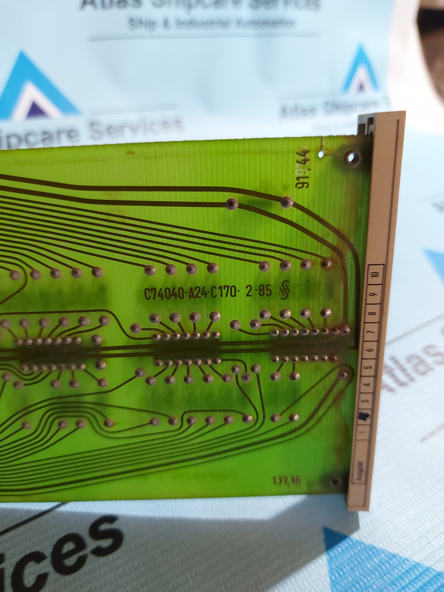 SIEMENS SIMATIC 6EC1 001-0A PCB CARD C 125