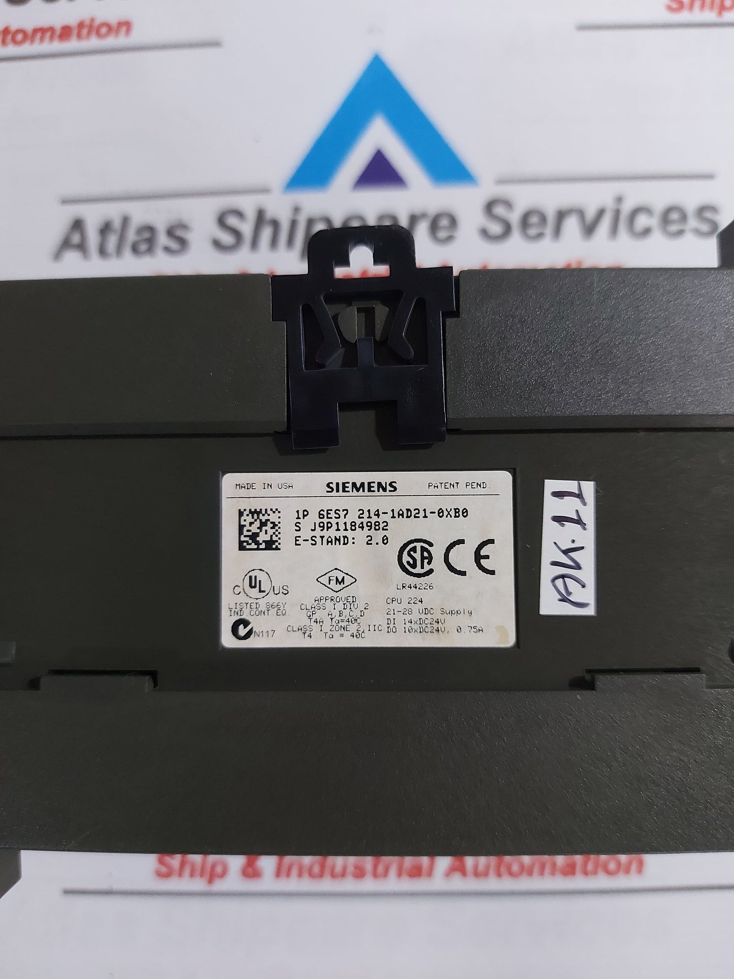 SIEMENS SIMATIC S7-200 6ES7 214-1AD21-0XB0 CPU 224 MODULE