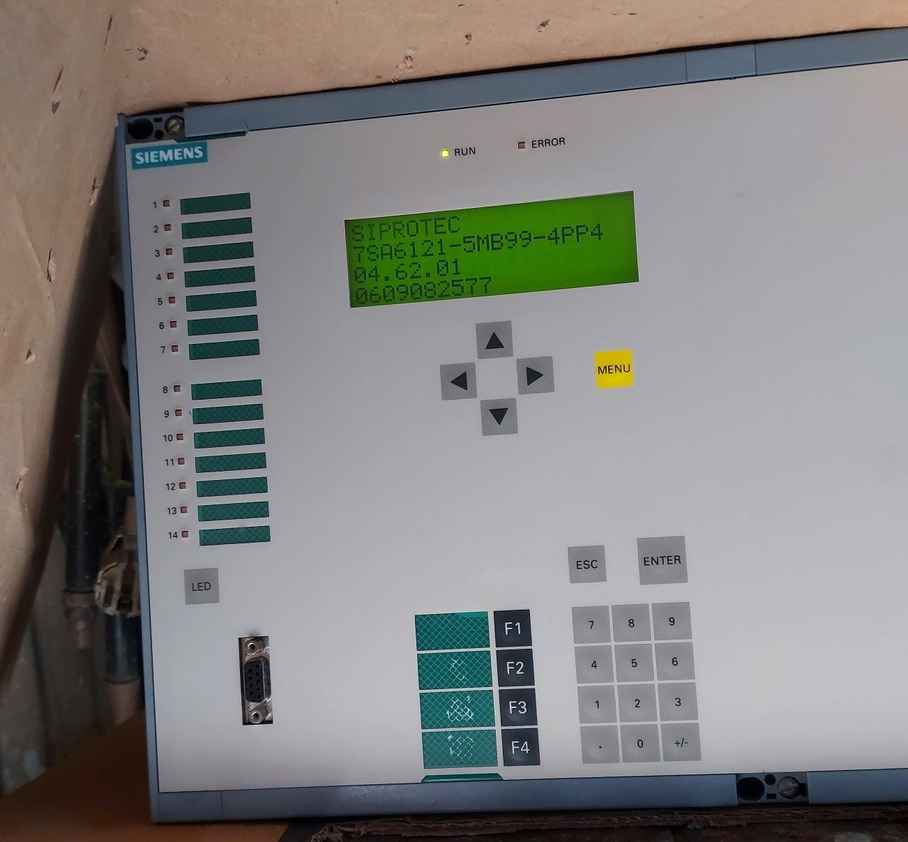 SIEMENS SIPROTEC 7SA6121-5MB99-4PP4/EE DISTANCE PROTECTION RELAY MODULE