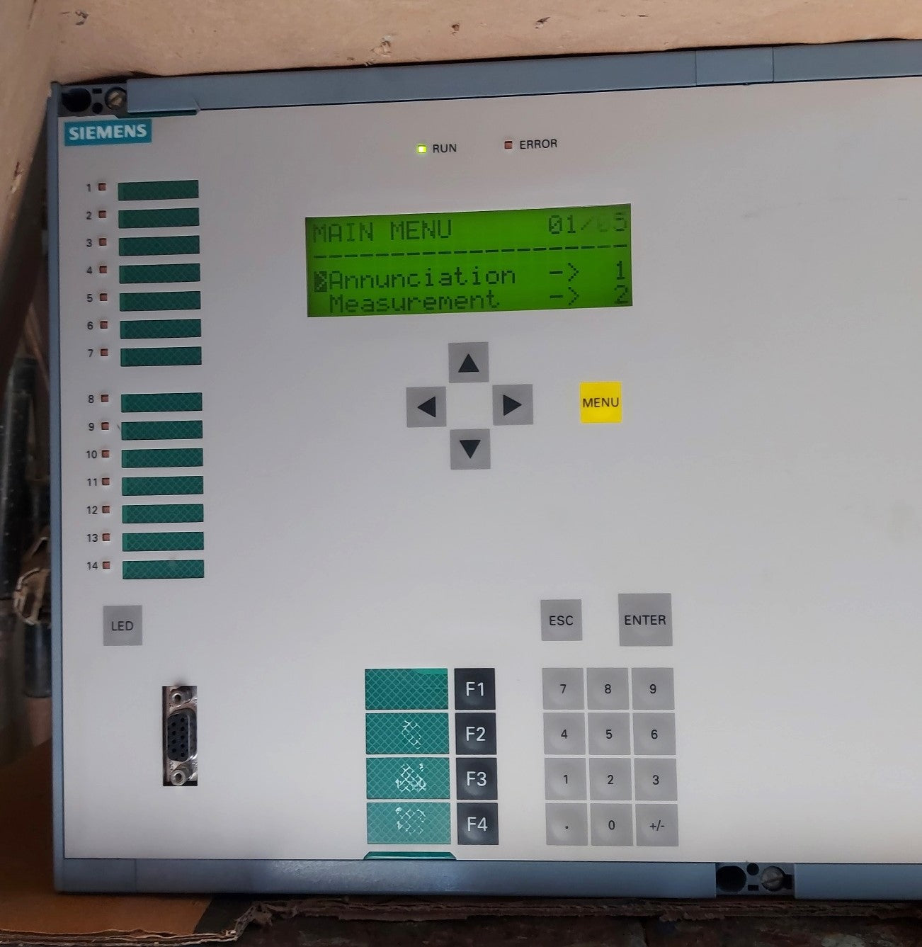 SIEMENS SIPROTEC 7SA6121-5MB99-4PP4/EE DISTANCE PROTECTION RELAY MODULE