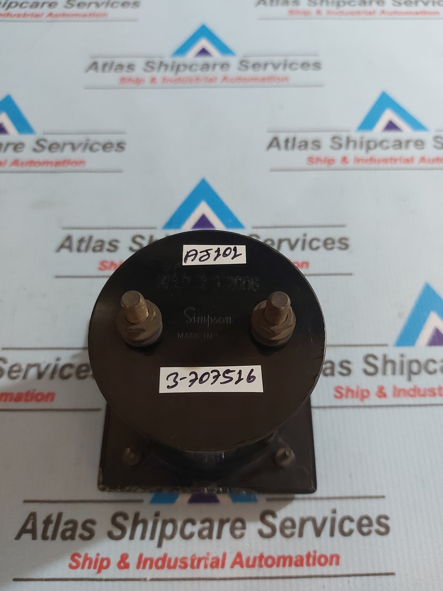 SIMPSON 120V 60Hz ELAPSED TIME METER 3-707516