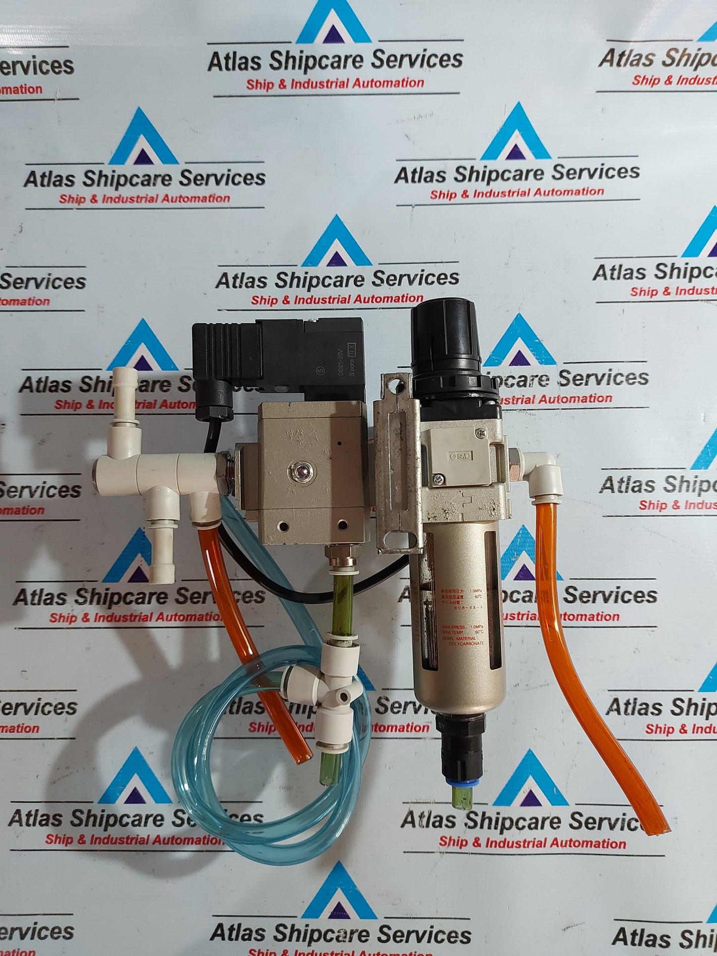 SMC EAV3000-F03-5YZ-Q VALVE WITH AW30-F03DH FILTER REGULATOR