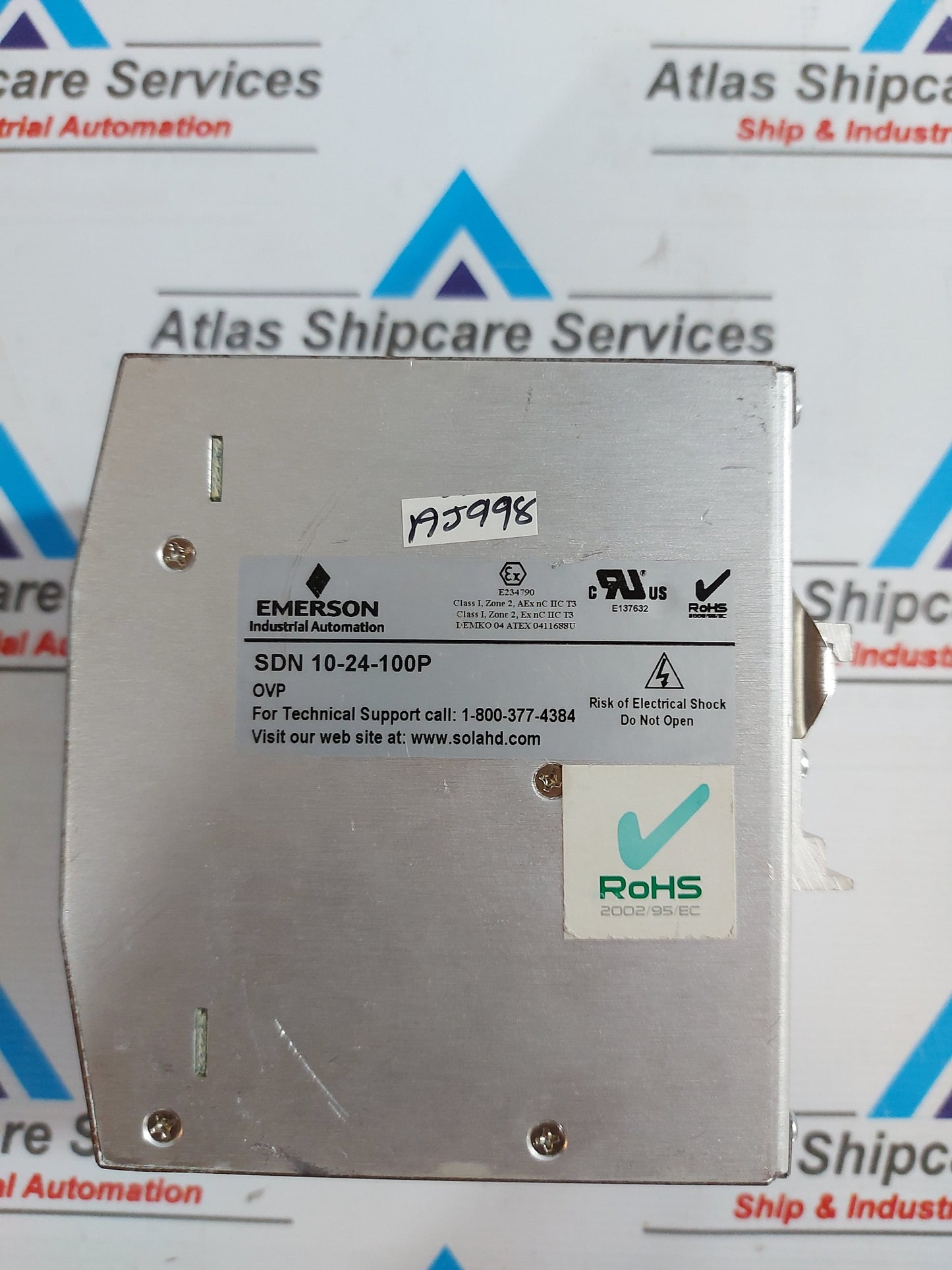 SOLA SDN 10-24-100P POWER SUPPLY 115/230 VAC 24VDC/10A