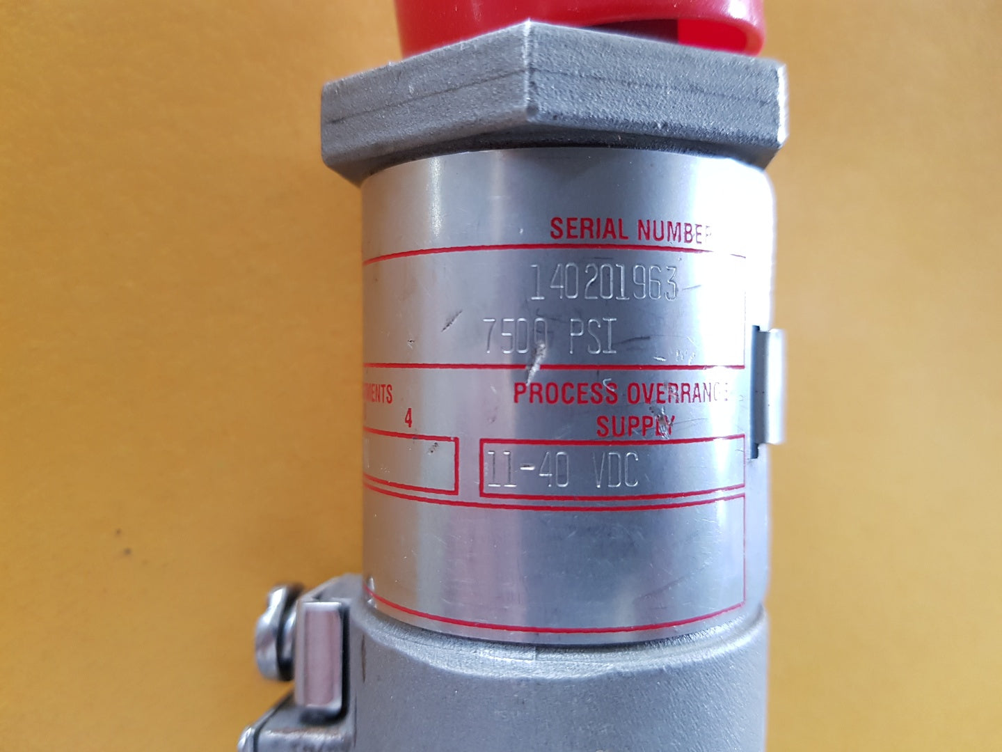 SOR 534HS-TN5K-P9-C1A PRESSURE TRANSMITTER 0-5000PSI
