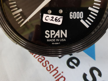 SPAN 03-4269-T PRESSURE GAUGE