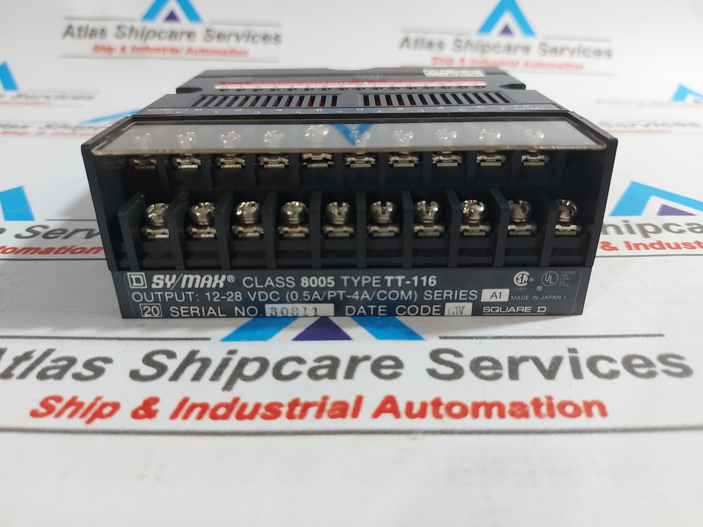 SQUARE D SY/MAX TYPE TT-116 CLASS 8005 SERIES A1 OUTPUT MODULE