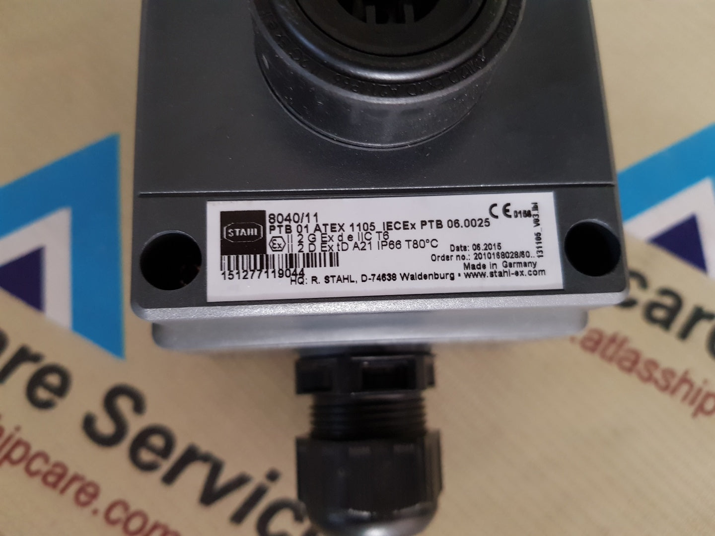 STAHL 8040/11 INSTALLATION SWITCH