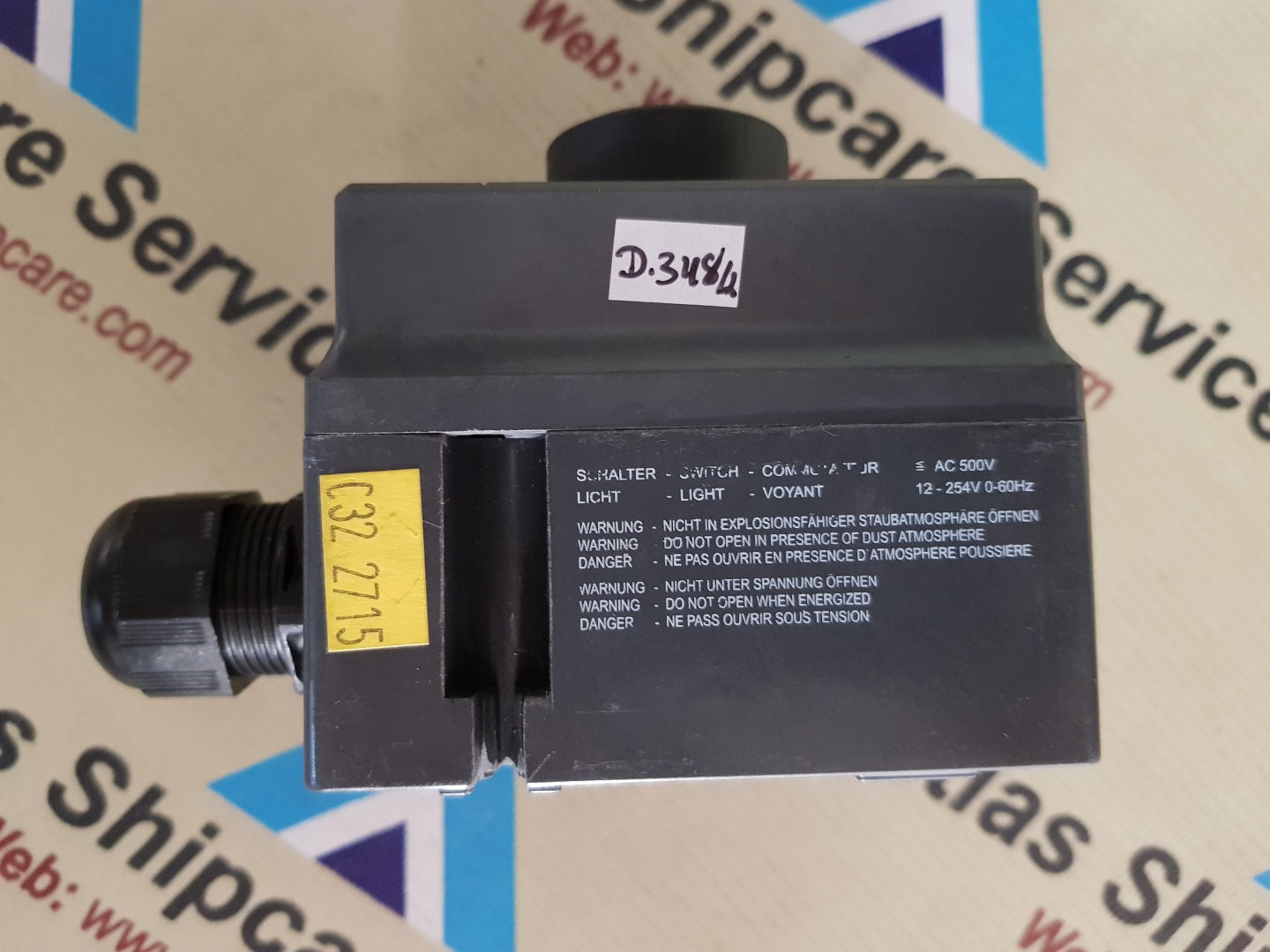 STAHL 8040/11 INSTALLATION SWITCH