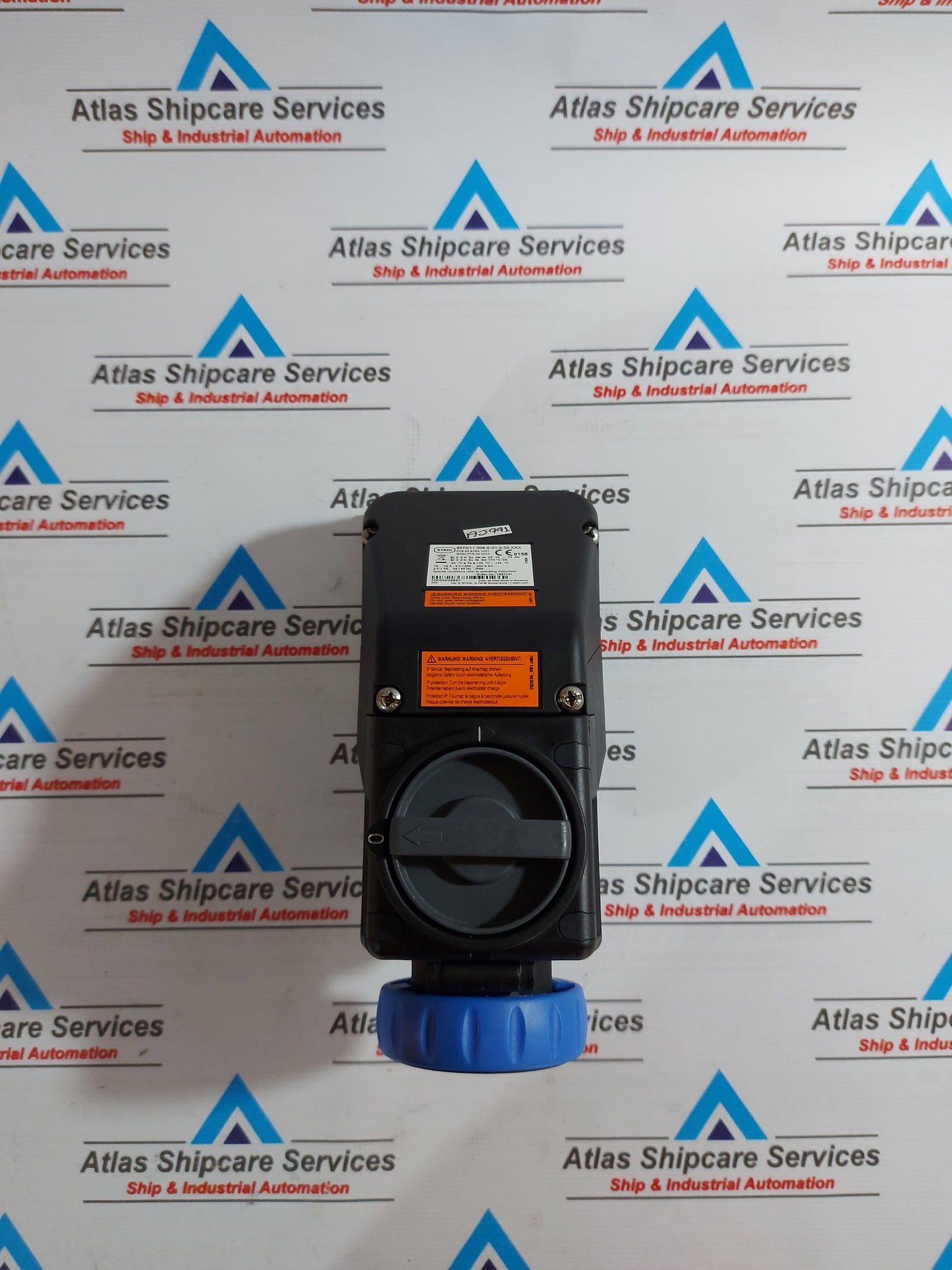 STAHL 8570/1.-306-S WALL-MOUNTING SOCKET 16A - 6h