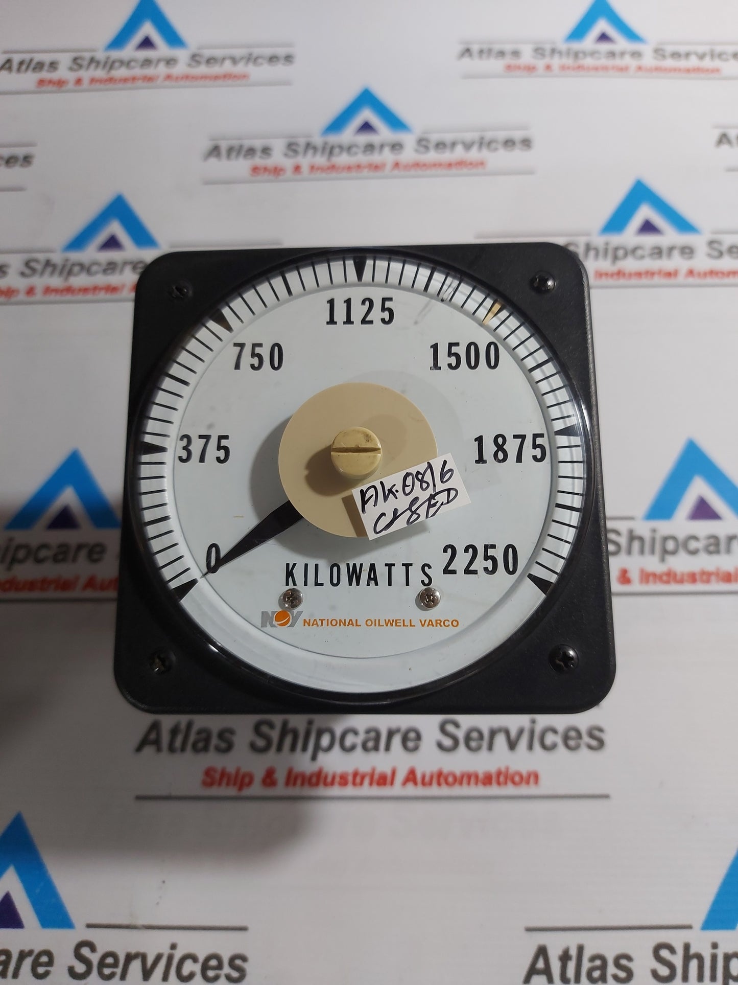 STANDARD ELECTRIC WORKS LS-110DC AMMETER 0-2250 KILOWATTS