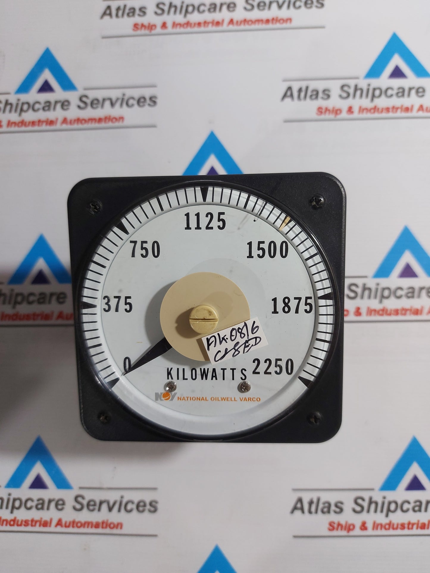 STANDARD ELECTRIC WORKS LS-110DC AMMETER 0-2250 KILOWATTS