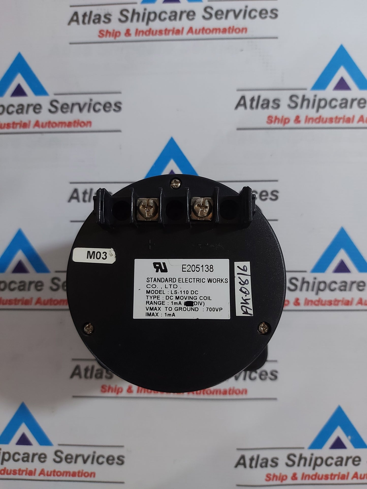 STANDARD ELECTRIC WORKS LS-110DC AMMETER 0-2250 KILOWATTS