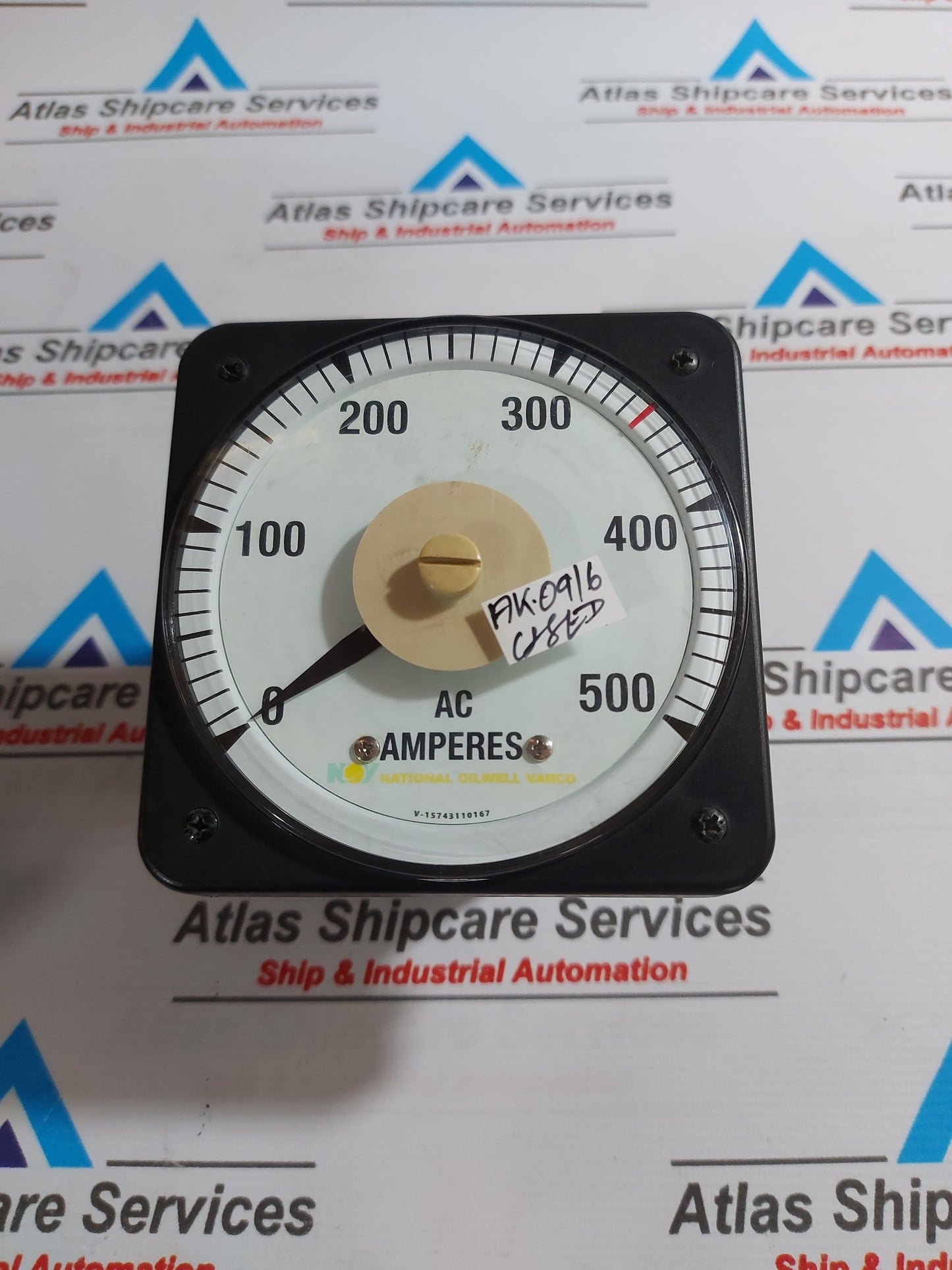 STANDARD ELECTRIC WORKS LS-110DC AMMETER 0-500 AC