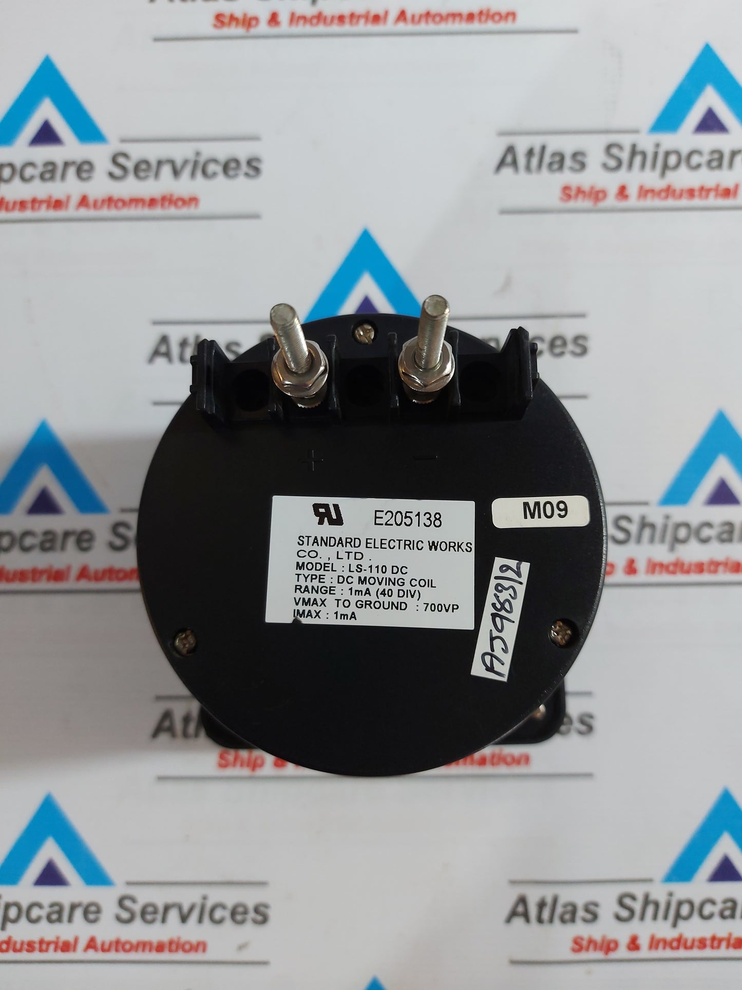 STANDARD ELECTRIC WORKS LS-110DC AMMETER DC MOVING COIL RANGE 1mA (40 DIV)