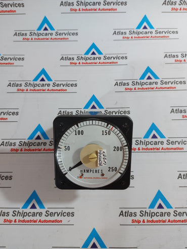 STANDARD ELECTRIC WORKS LS-110DC AMMETER DC MOVING COIL