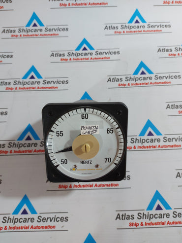 STANDARD ELECTRIC WORKS LS-110HZ FREQUENCY METER 50-70Hz